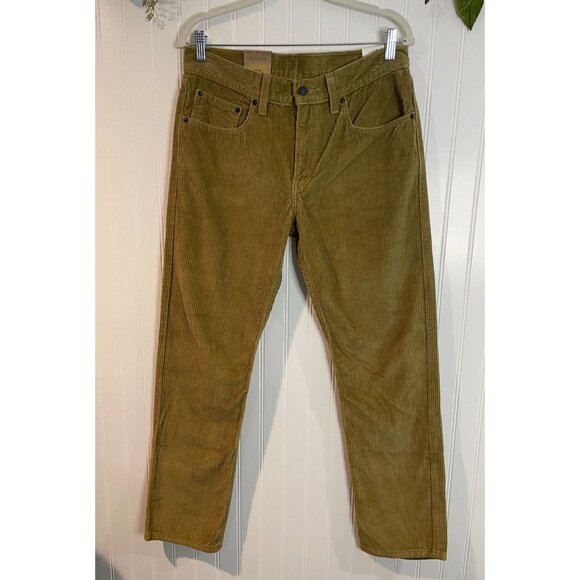 Levis Corduroy Pants Mens 30 Tan Camel Relaxed Straight Casual Sustainable 30x30 - Picture 4 of 15